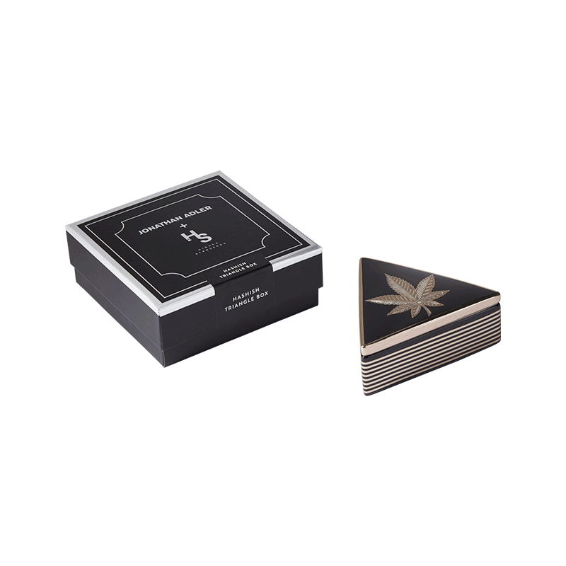 JONATHAN ADLER X HIGHER STANDARDS TRIANGLE BOX