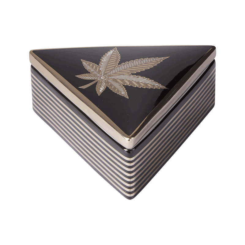 JONATHAN ADLER X HIGHER STANDARDS TRIANGLE BOX