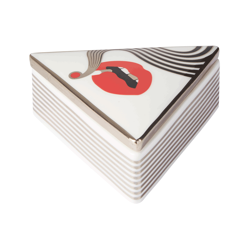 JONATHAN ADLER X HIGHER STANDARDS TRIANGLE BOX