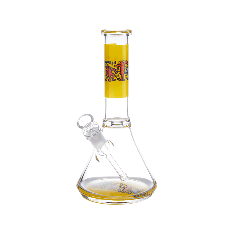 K.Haring Glass Water Pipe