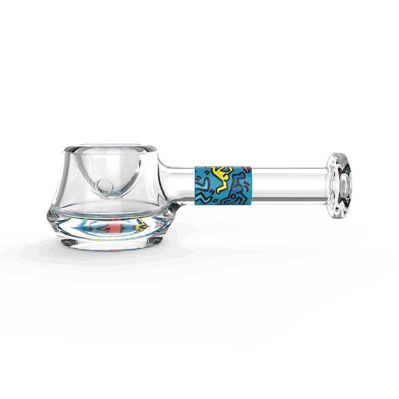 K.Haring Glass Spoon Pipe