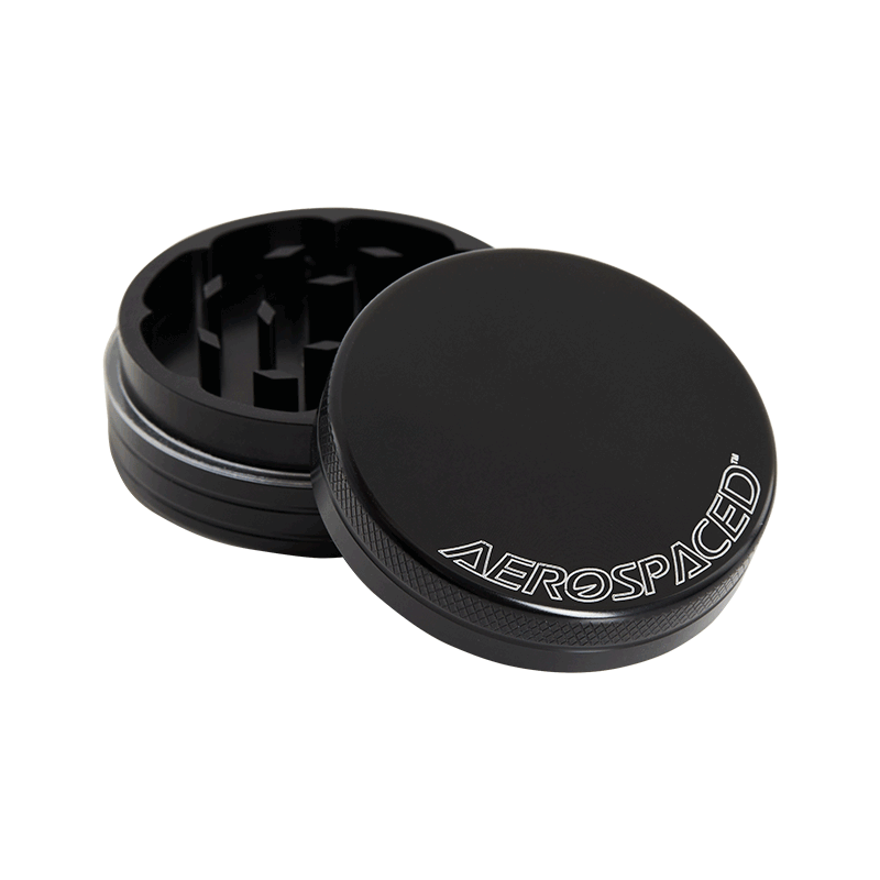 Aerospaced by HS 2 Piece Grinder 2.0"(50mm) Black