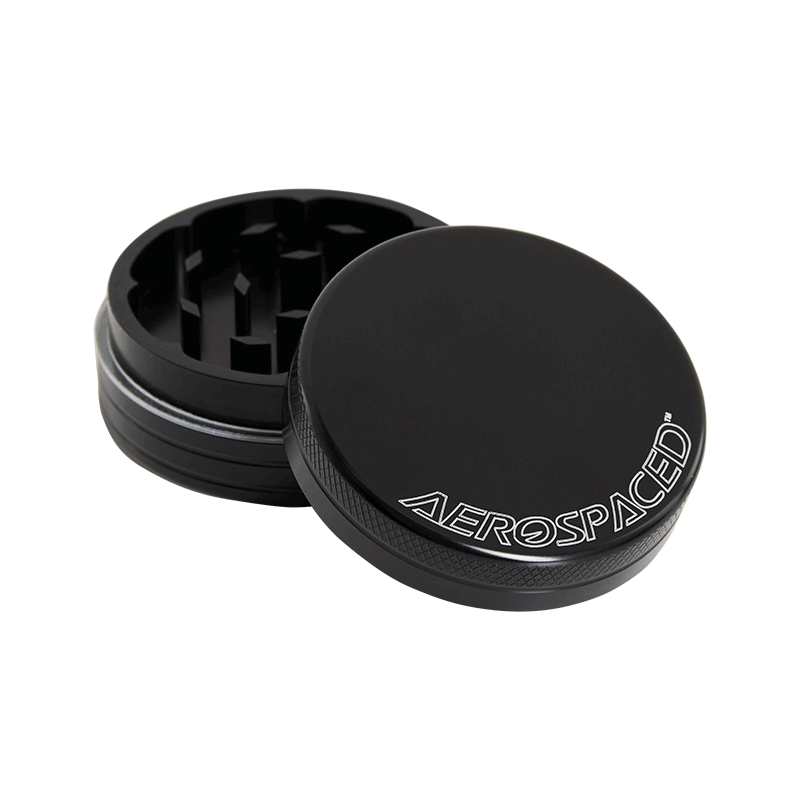 Aerospaced by HS 2 Piece Grinder 2.0"(50mm) Black