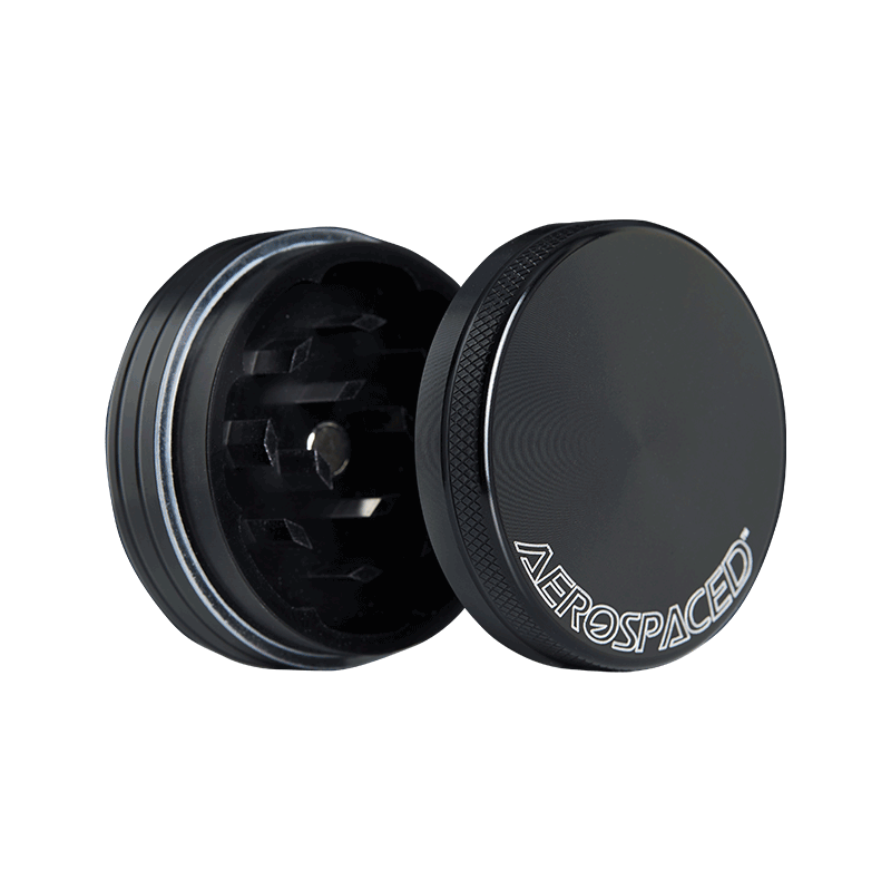 Aerospaced by HS 2 Piece Grinder 2.0"(50mm) Black