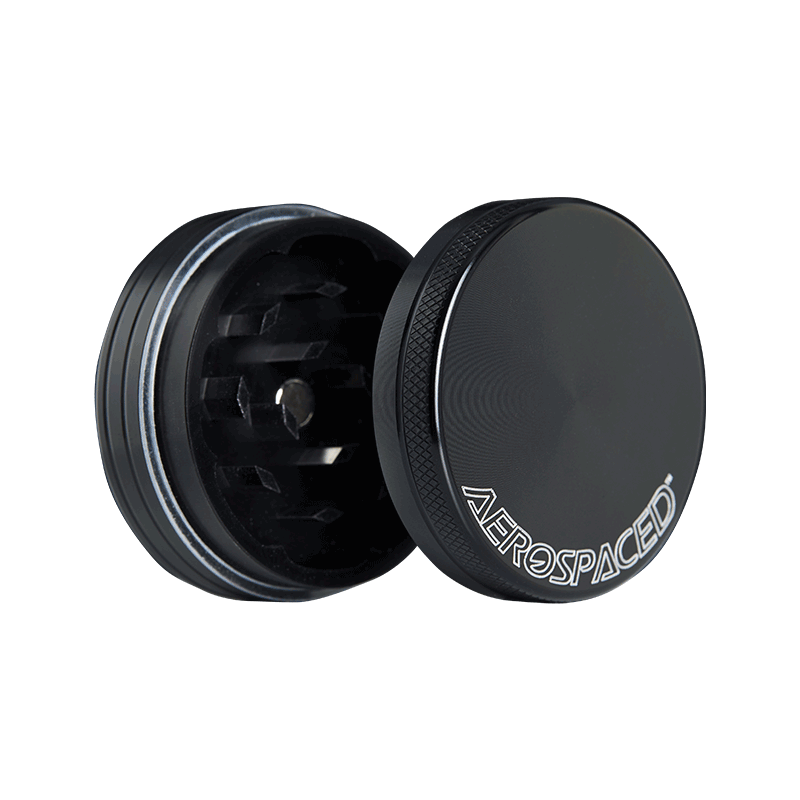 Aerospaced by HS 2 Piece Grinder 2.0"(50mm) Black