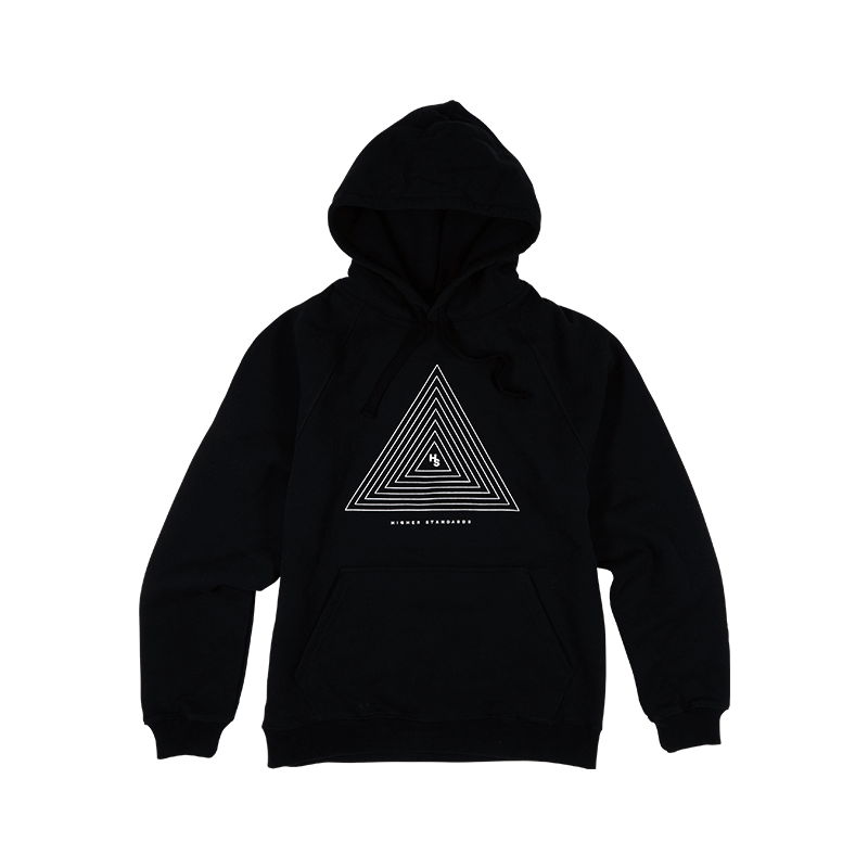 HIGHER STANDARDS CONCENTRIC TRIANGLE HOODIE