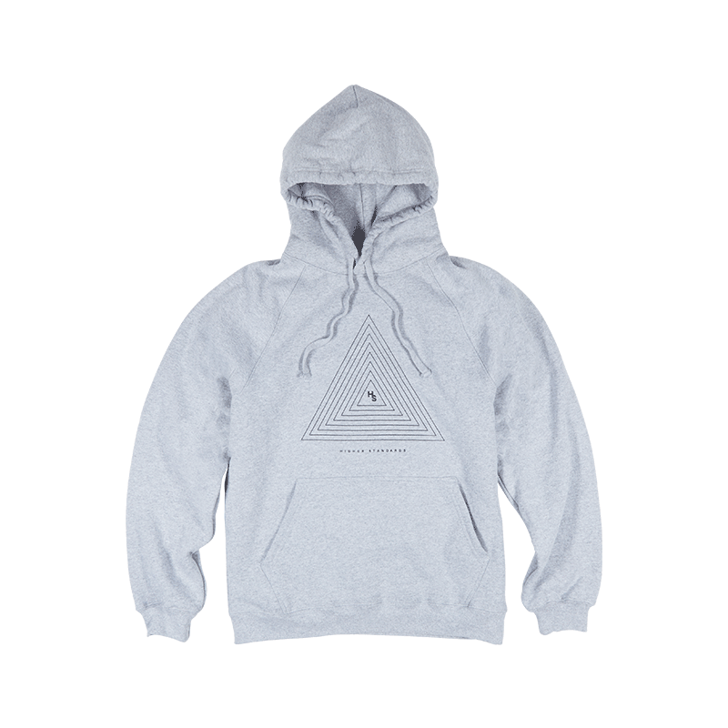 HIGHER STANDARDS CONCENTRIC TRIANGLE HOODIE