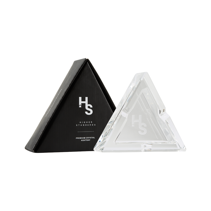 Higher Standards Glass Ashtray Clear