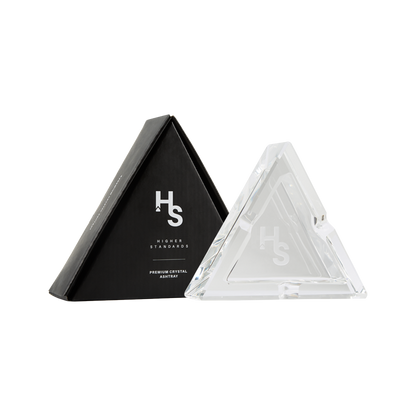 Higher Standards Glass Ashtray Clear