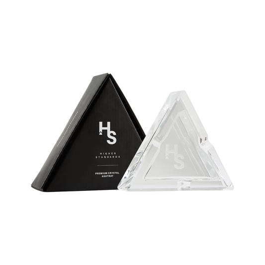 Higher Standards Glass Ashtray Clear