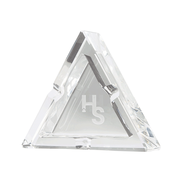 Higher Standards Glass Ashtray Clear