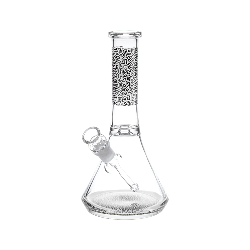 K.Haring Glass Water Pipe