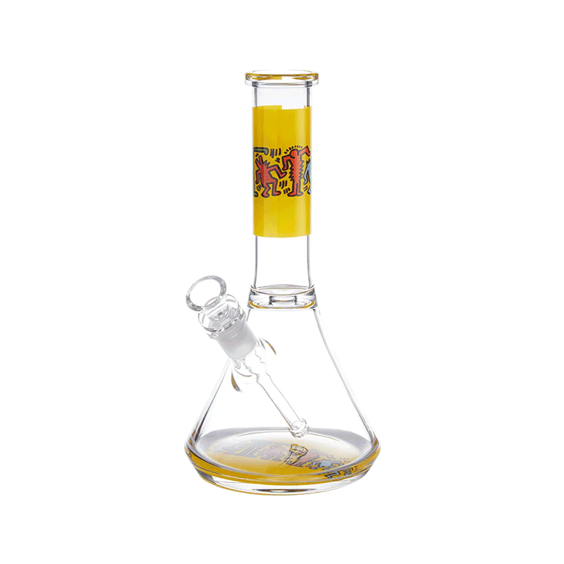 K.Haring Glass Water Pipe