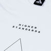 Load image into Gallery viewer, HIGHER STANDARDS EMBROIDERED TRIANGLE TEE